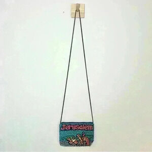 Beaded Jerusalem Crossbody Shoulder Bag